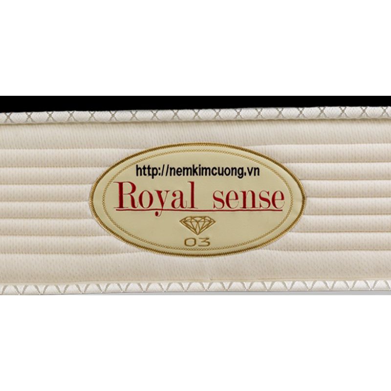 Nệm Lò Xo Túi Kim Cương ROYAL SENSE 03 - 3 Viền