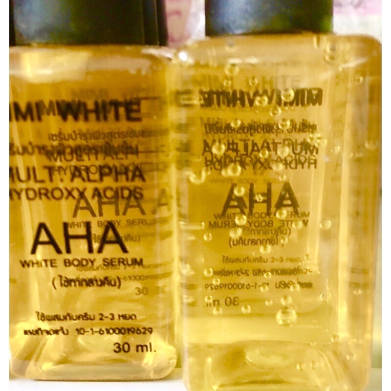 Serum trắng da AHA MIMI WHITE cho body trắng bóng hoàn hảo 30mL. Thái lan