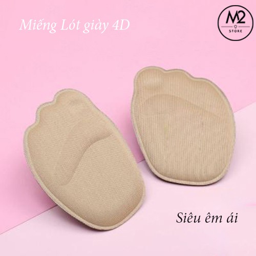 Cặp lót mũi giày cao gót XIMO, giúp giày búp bê cực êm chân, hút mồ hôi Heel Liner 4D (LGCGC11)