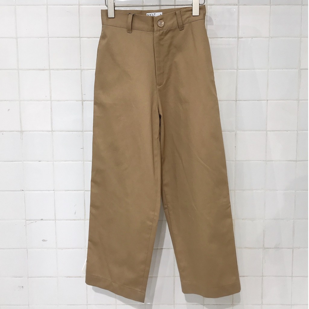 [Mã FADIRECT20 giảm 20K đơn 150K] Quần kaki ống rộng lửng TK - QTK044 | BigBuy360 - bigbuy360.vn