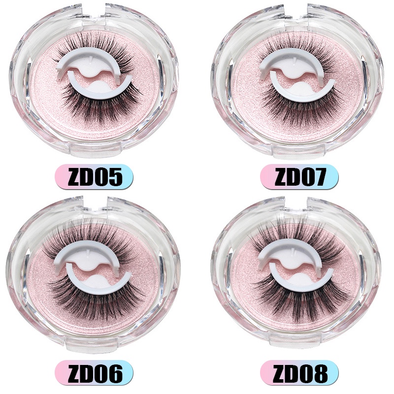 1 Cặp Lông Mi Giả Tự Dính Có Thể Tái Sử Dụng Tiện Dụng