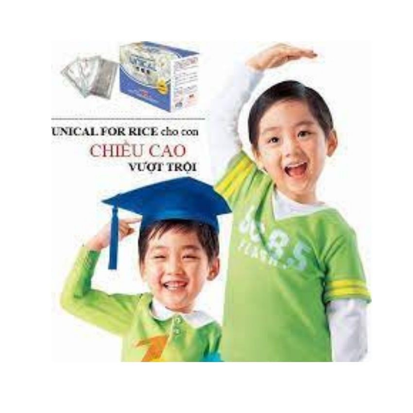 Canxi cơm Unical for Rice bổ sung canxi cho cơ thể 20 gói Mua 1 hộp tặng 1 hộp