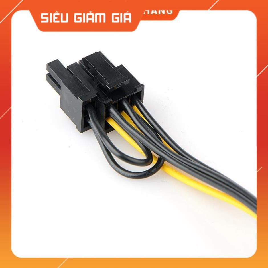 Dây chuyển PCI-E 6-Pin To 6+2-Pin Power Splitter Cable PCIE PCI Express 6-Pin/6+2-Pin Wire