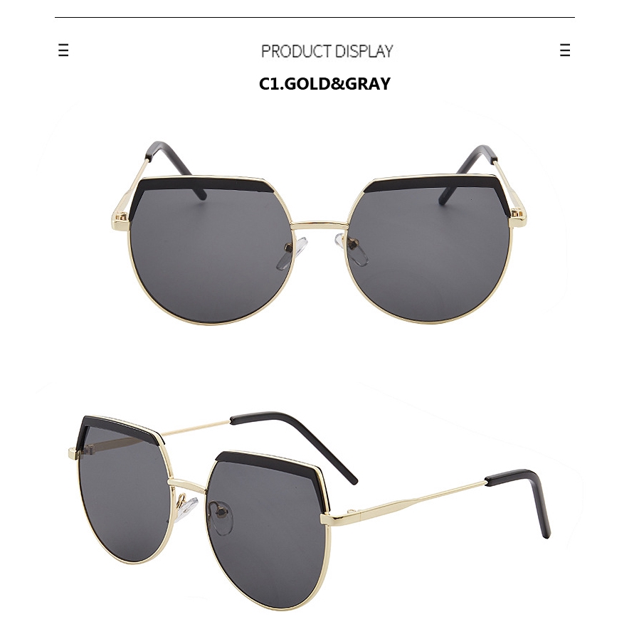 Kính mát gọng kim loại thời thượng cho nam nữ