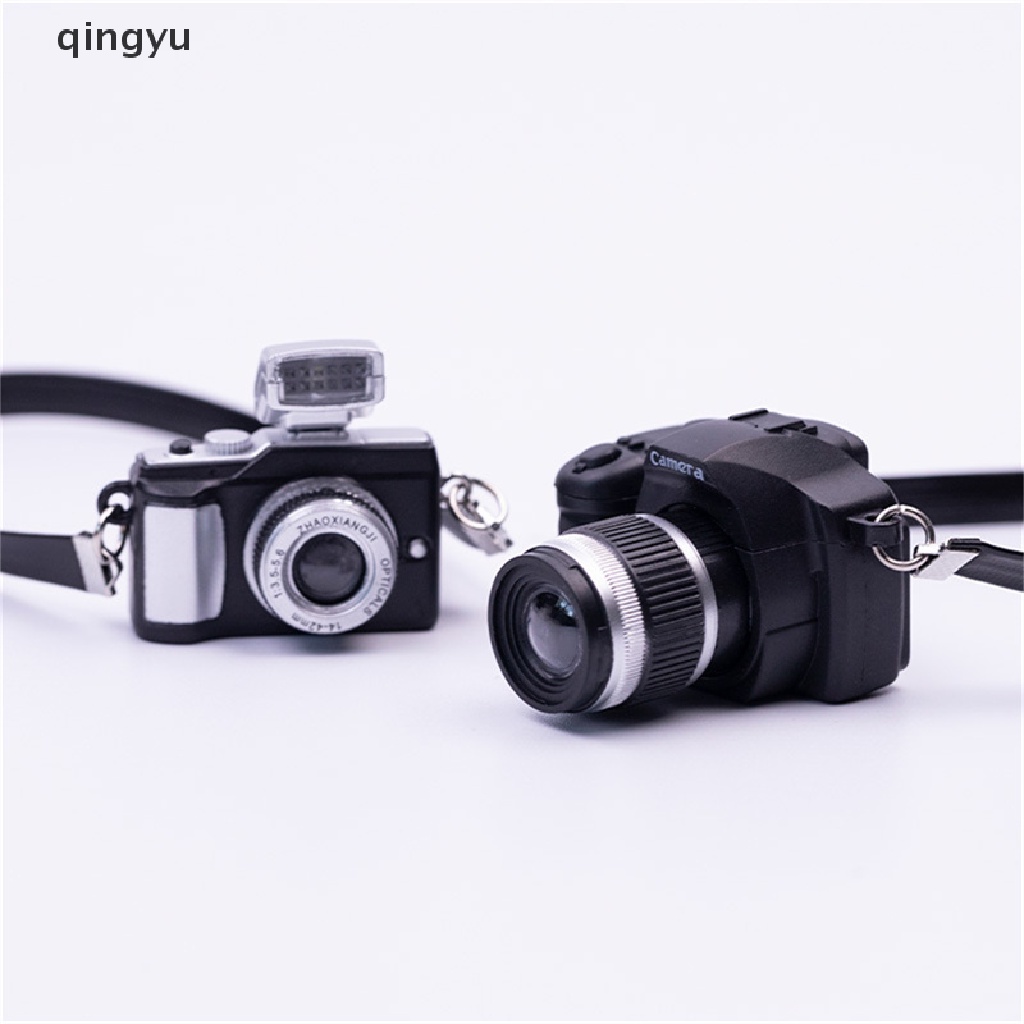 Móc Khóa Xe Hơi Có Đèn LED Hình Camera Mini Nhiều Màu Sắc