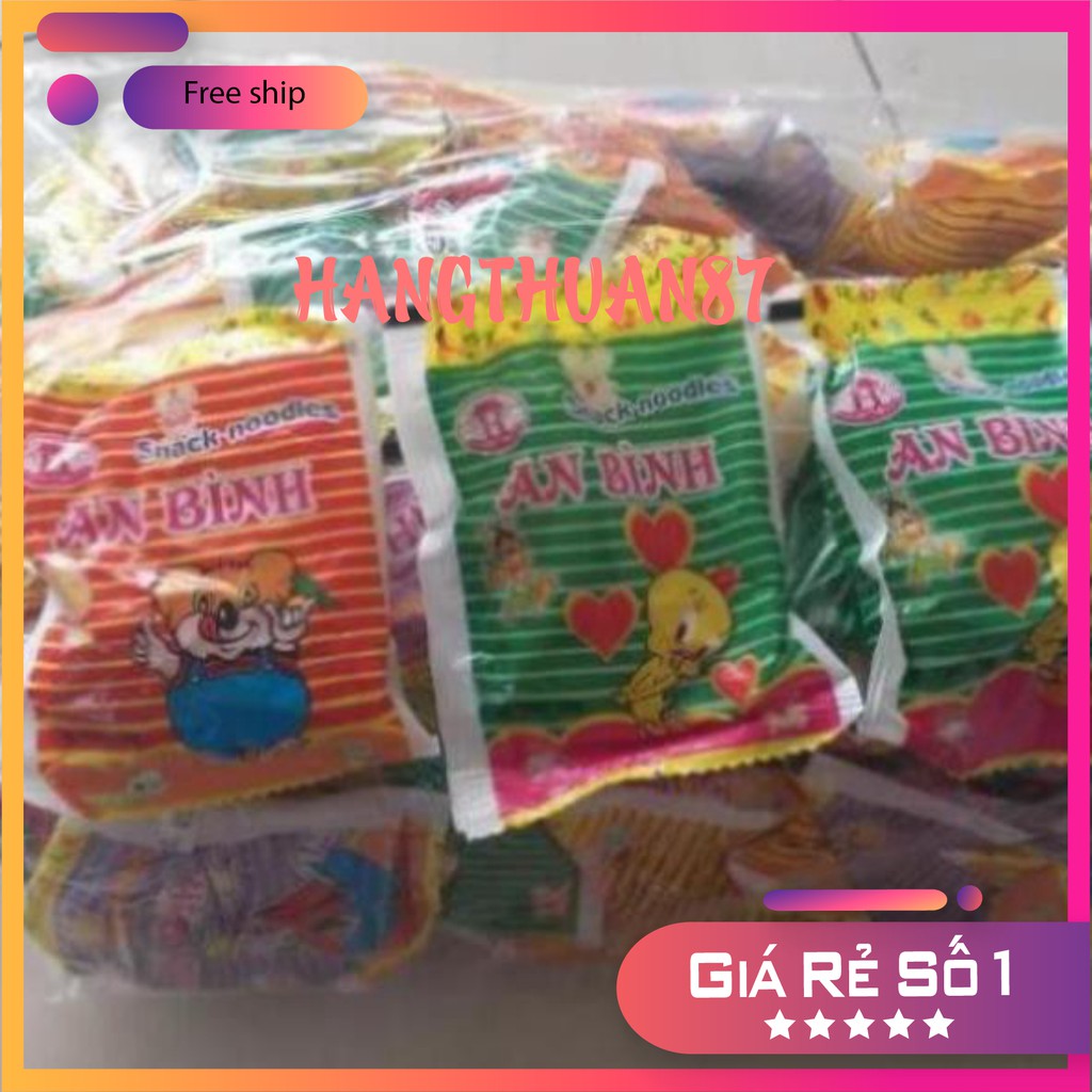 Sét 20 gói mỳ tôm trẻ em tan giòn