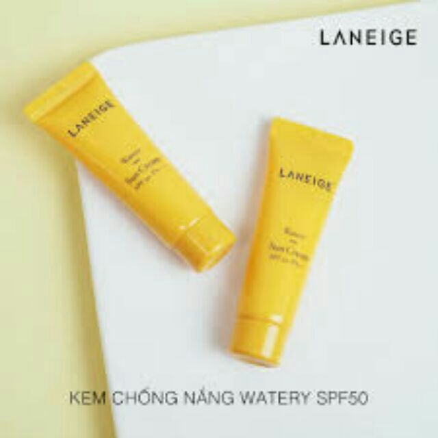 Kem chống nắng Laneige dưỡng ẩm Watery SPF50++ 10ml | BigBuy360 - bigbuy360.vn