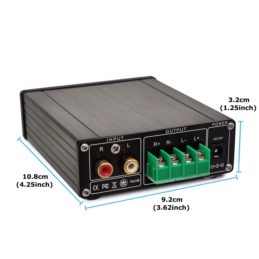 Bộ Khuếch Đại Âm Thanh Kỹ Thuật Số 80WX2 MA12070 Kênh 2.0 HiFi