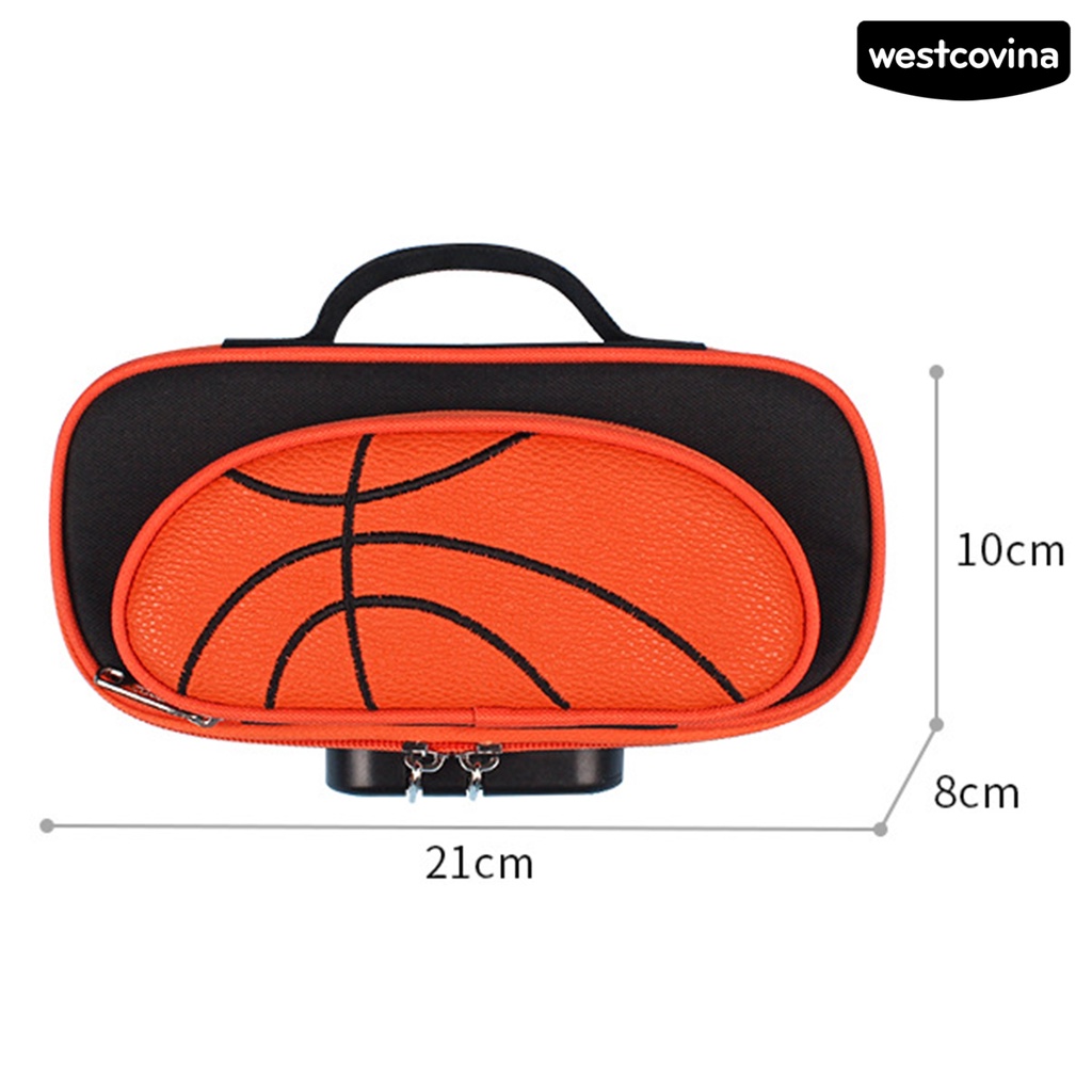 [Hot]✍Túi Đựng Bút Giả Da Có Tay Cầm Tiện Lợi Cho Bé