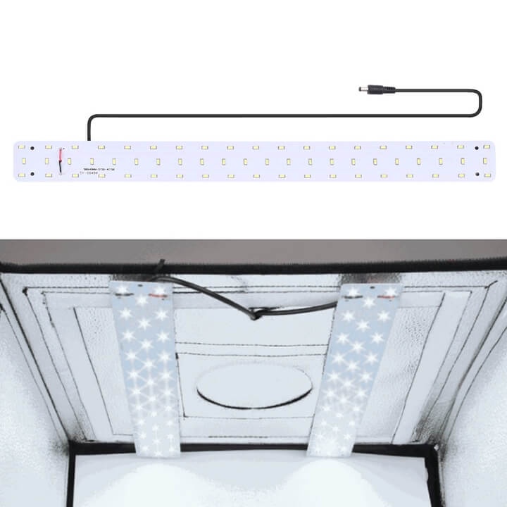 ĐÈN LED GẮN RỜI HỘP CHỤP SẢN PHẨM PULUZ KÈM ADAPTER