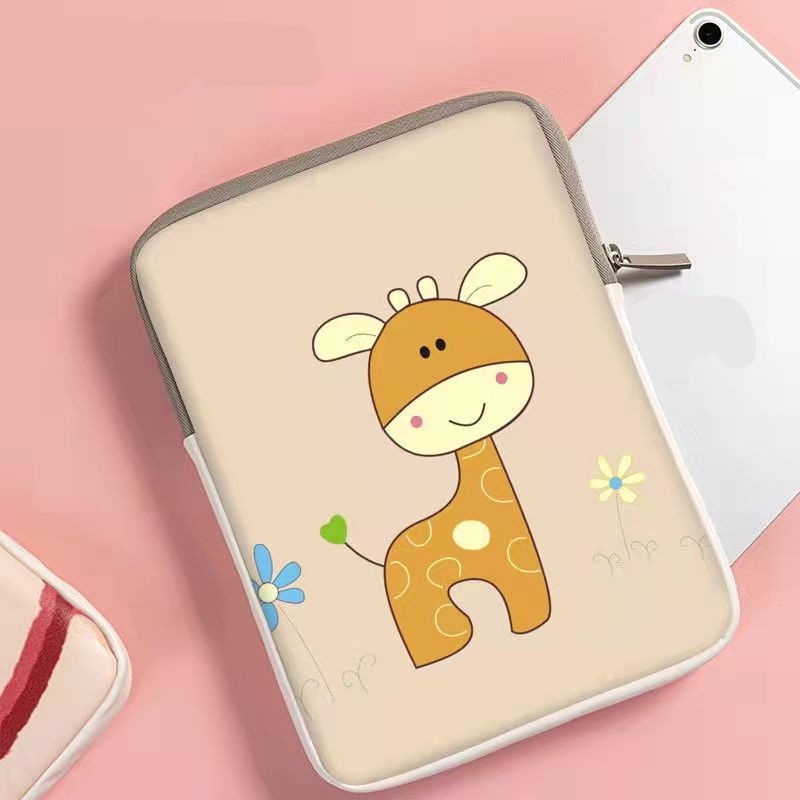 WayYoung/ XTL Túi Da Đựng Laptop Chống Sốc Chống Nước In Hình Hươu Cao Cổ Cho Pavilion Surface Air Pro Acer Dell 10 11 12 13 14 15 inch