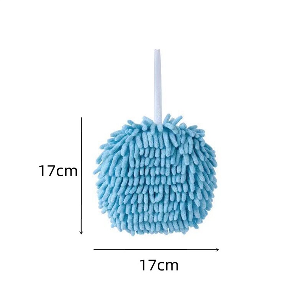 1 Khăn Lau Tay Bằng Sợi Microfiber Mềm Mại Thấm Hút Nước Khô Nhanh Có Móc Treo Cho Nhà Bếp Nhà Tắm