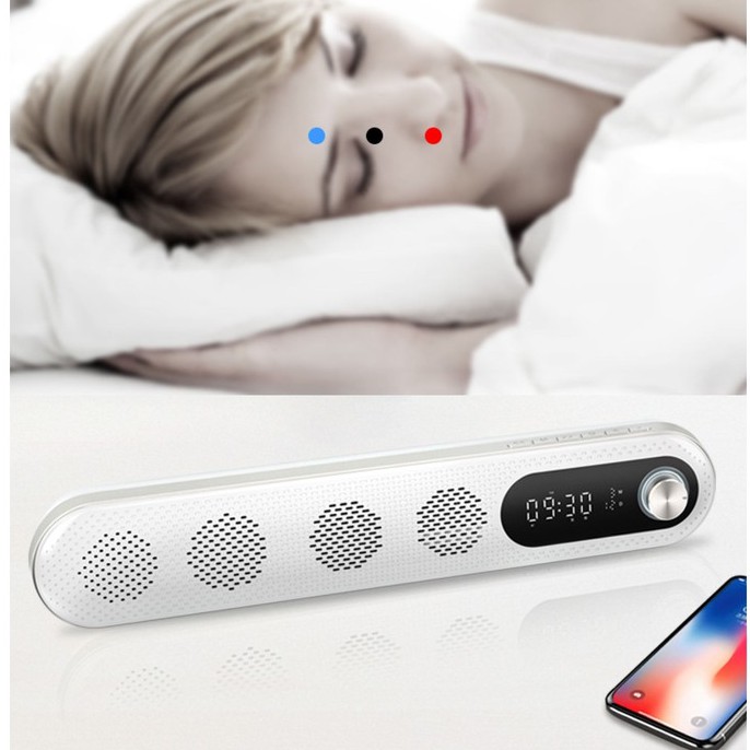 Loa Bluetooth ⭐FREE SHIP⭐ Loa Bluetooth K7 Thiết Kế Độc Đáo Đồng Hồ LED Kiêm Báo Thức Âm Thanh Lớn Chống Ồn