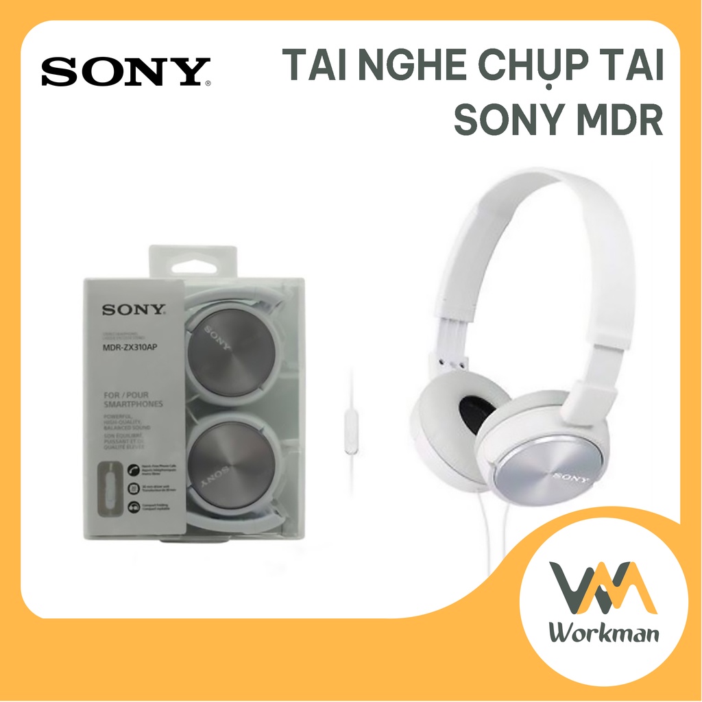 Tai Nghe Chụp Tai Chống Ồn SONY MDR-ZX310AP / SONY MDR-ZX110AP - Chính Hãng Nhật Bản