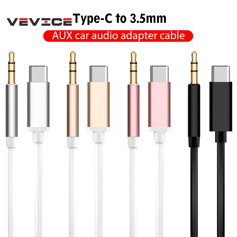 Type C To 3.5 mm Audio Cable Adapter For USB C Type-c Jack Aux Cable Car Speaker For Samsung Xiaomi