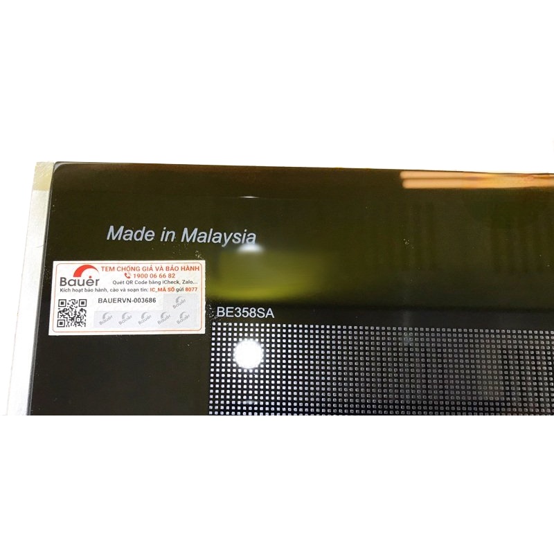 Bếp Từ Đôi Bauer BE 358SA  nhập khẩu nguyên chiếc Malaysia