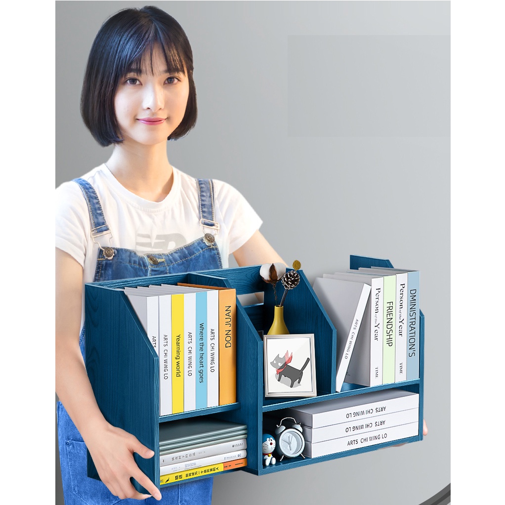Giá chặn sách để bàn co giãn kệ chặn sách co giãn  VAFOFA - BKDW02