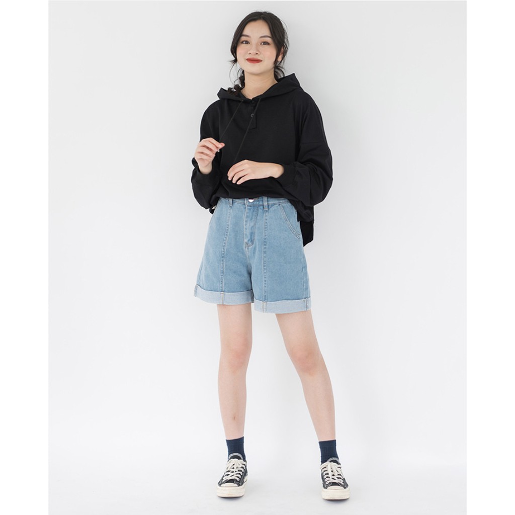 Áo Nỉ Có Mũ Nữ SSSTUTTER Pin Hoodie