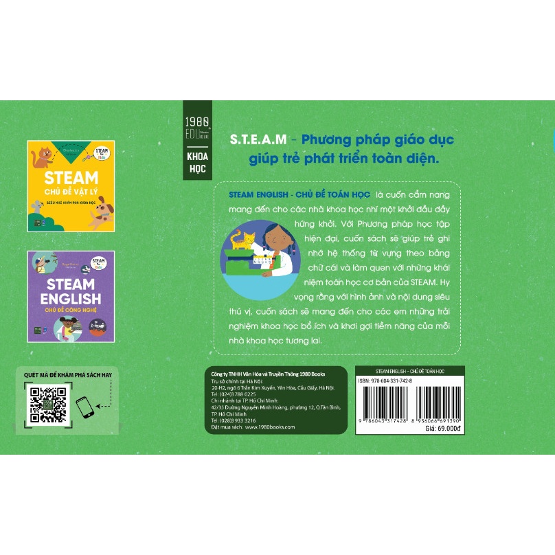 Sách - Steam English - Chủ đề Toán học