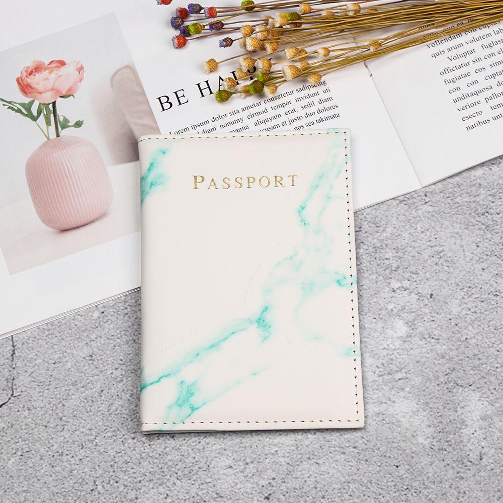 Narcis Bao Da pu Bọc Hộ Chiếu Họa Tiết Vân Đá Chống Thấm Nước Tiện Dụng