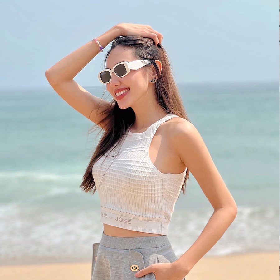 Gọng kính râm nam nữ, mắt kính chống tia UV400, thiết kế thời trang nhiều màu Siêu hot 8679