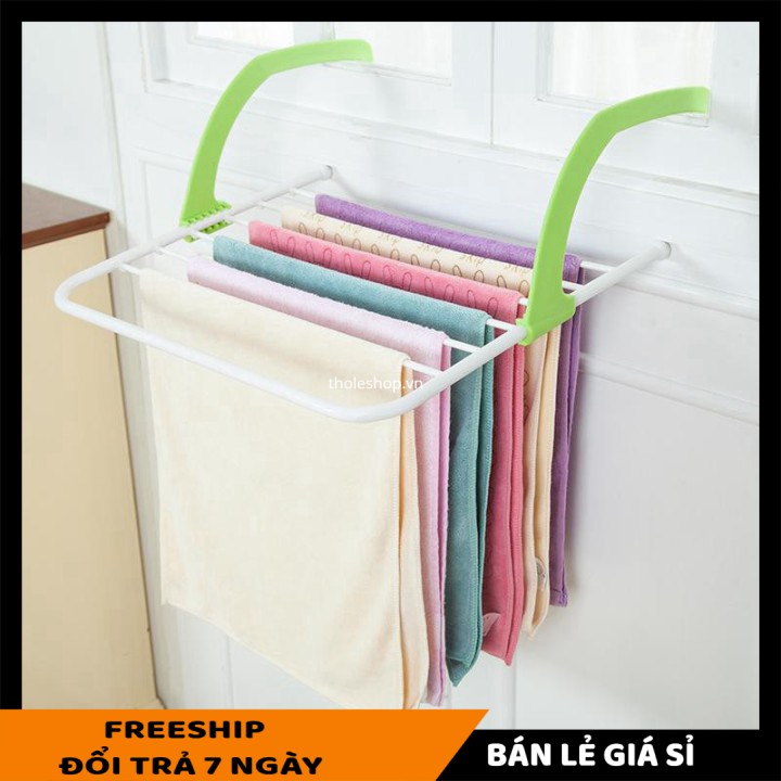 Giá treo kim loại 🎉SALE ️🎉 Giá phơi đồ quần áo, tất, khăn treo ban công, nhỏ gọn, tiện lợi  4291