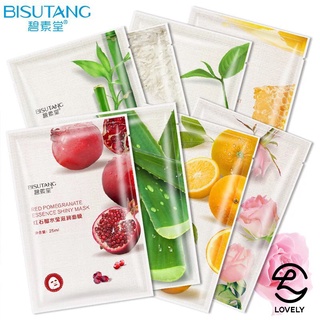 Combo 10 miếng mặt nạ Bisutang 8 vị trái cây dưỡng trắng da từ thiên nhiên-mask nội địa Trung