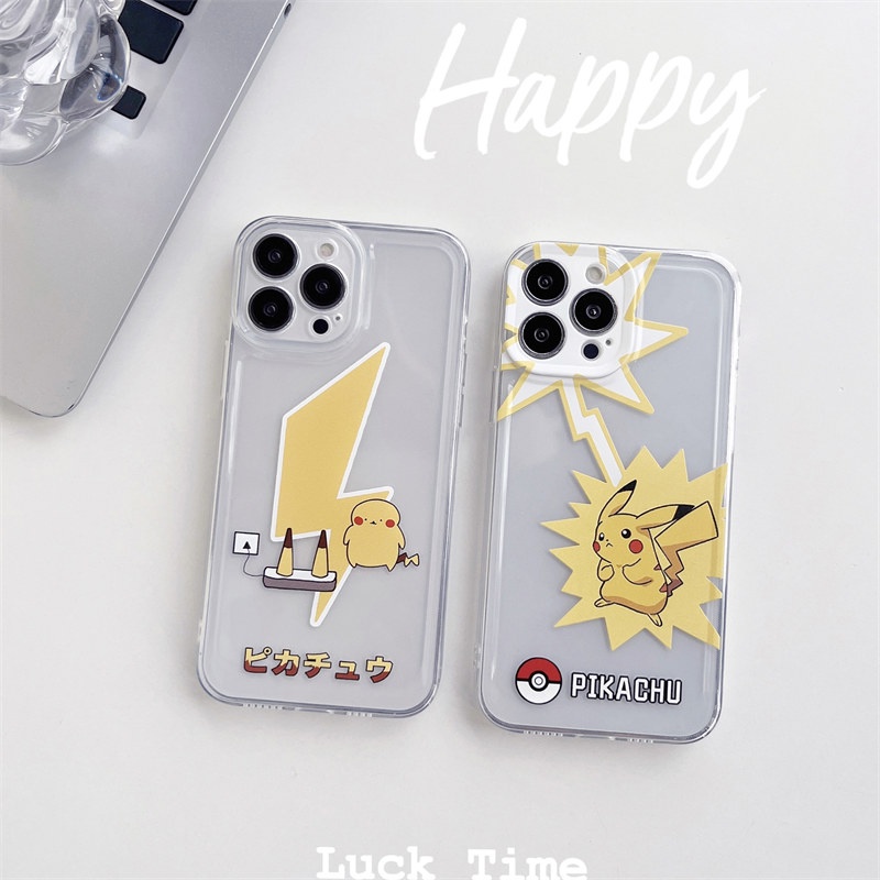 Ốp Điện Thoại Mềm Chống Sốc In Hình Pikachu Cho Samsung S21 S22 S10 S20 Note 10 Plus 20 Ultra S20 FE S21 FE 5G