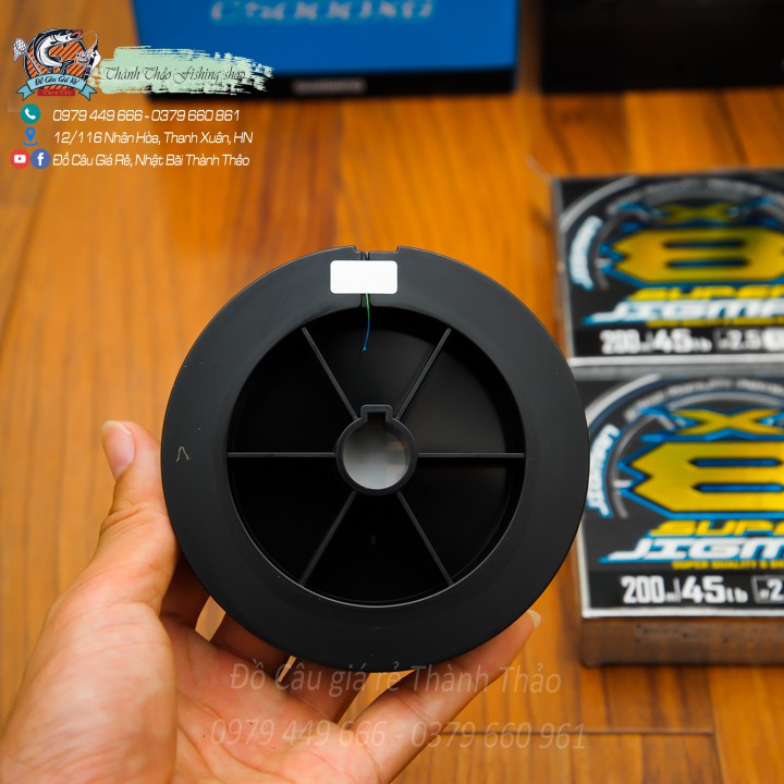 ⭐️DÙ CÂU CÁ⭐️ YGK G - Soul super Jigman dài 200m có size 2.5 tải cá 20.41kg . Dù xịn , bền, tải cá lớn.