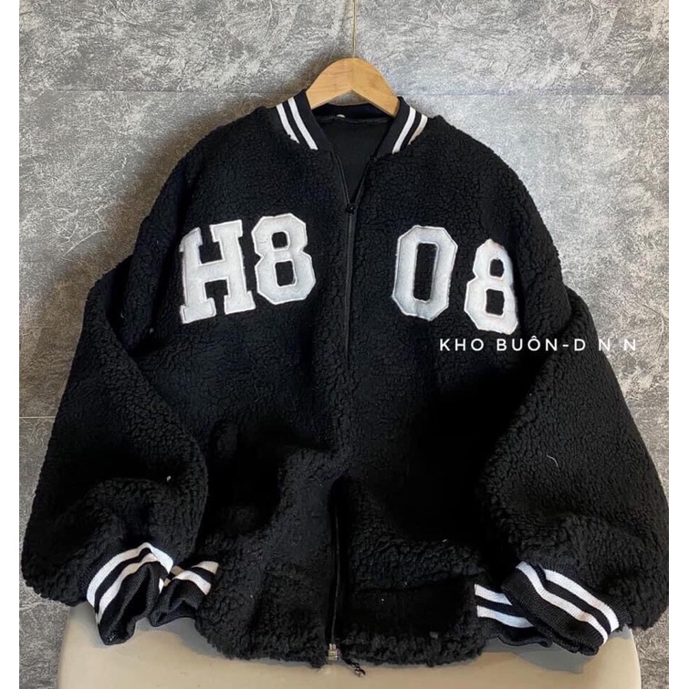 Áo Bomber Lông hạt na siêu dầy xịn đẹp phong cách trẻ trung