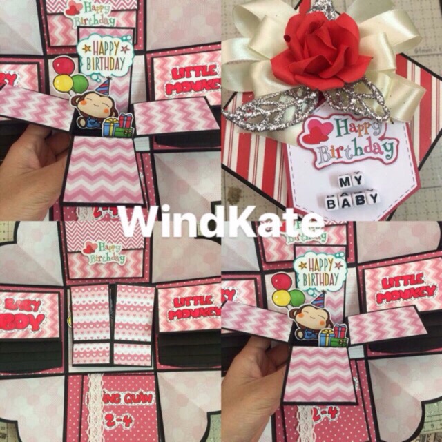 Hộp quà sinh nhật, hộp đựng ảnh. (Free in ảnh) | BigBuy360 - bigbuy360.vn