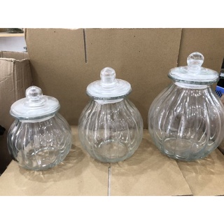 COMBO 3 LỌ THỦY TINH TRÁI BÍ 3,5L