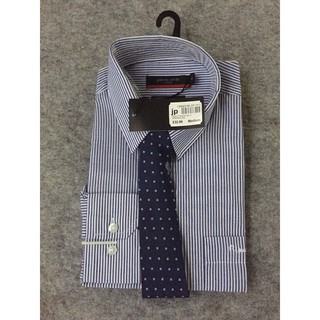 Áo Sơ Mi Nam Dài Tay Pierre Cardin Long Sleeve Shirt Mens With Giorgio Tie Cao Cấp (Sọc Caro - UK )