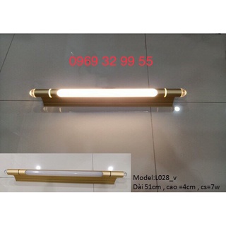 Đèn soi gương, soi tranh. đèn sử dụng chất liệu đồng. kích thước 51 cm. mv-l028. bh 2 năm