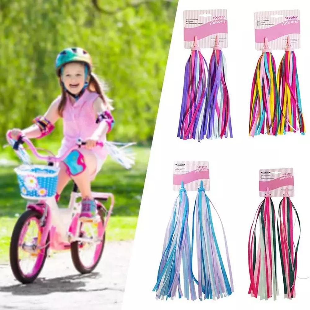 Dây Tua Rua Polyester 30CM Màu Cầu Vồng Trang Trí Xe Đạp