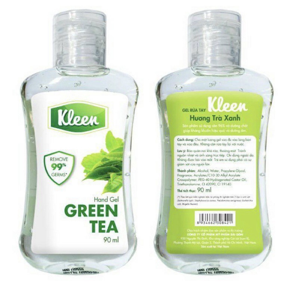 Nước rửa tay khô dạng gel diệt 99% vi khuẩn Kleen
