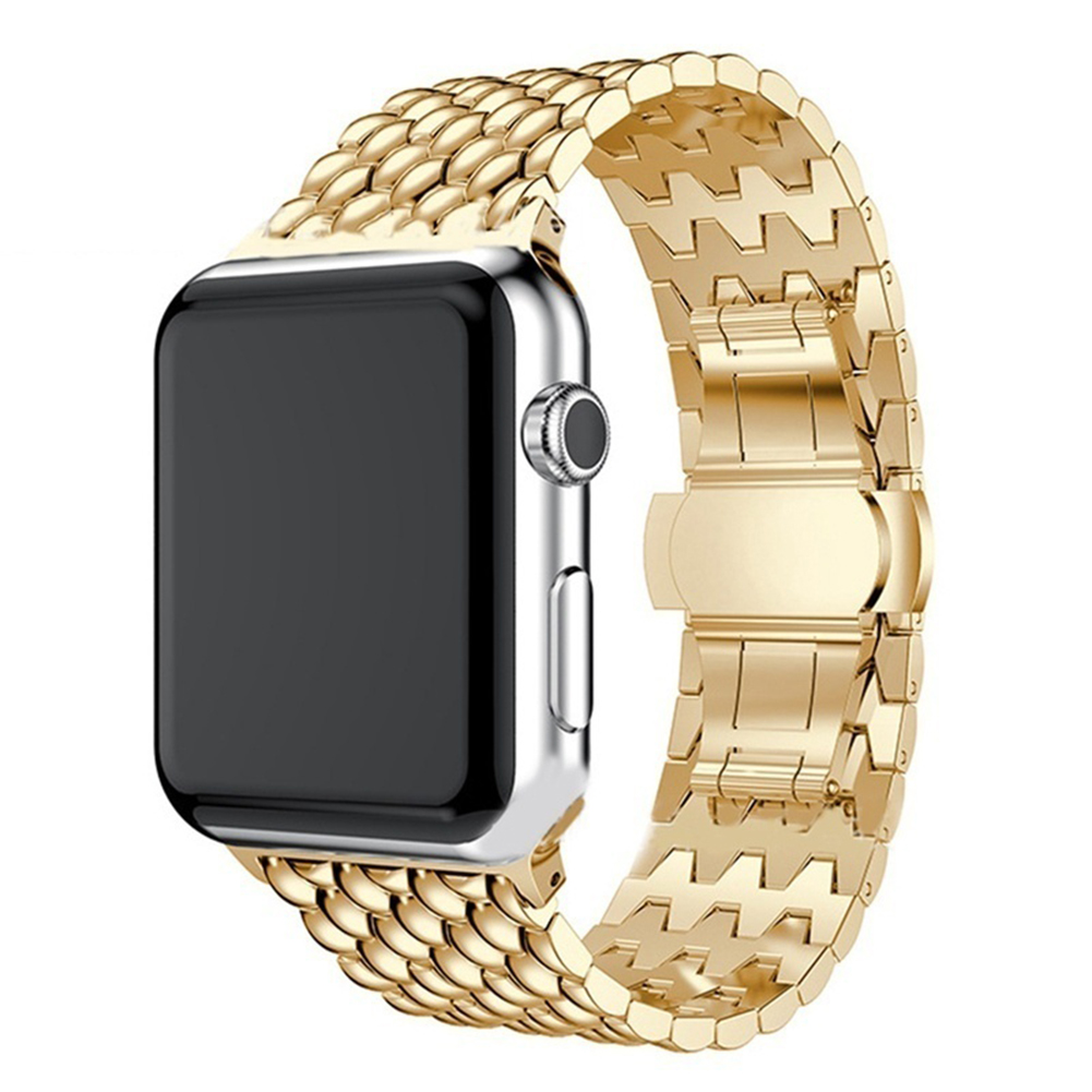 Dây Đeo Thay Thế Bằng Thép Không Gỉ 38 / 42mm Cho Apple Iwatch