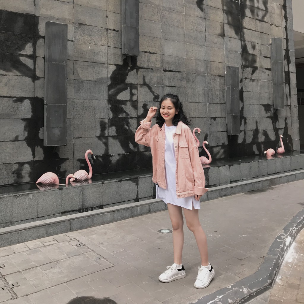 Jacket denim 6270 hồng Ja361 1994closet