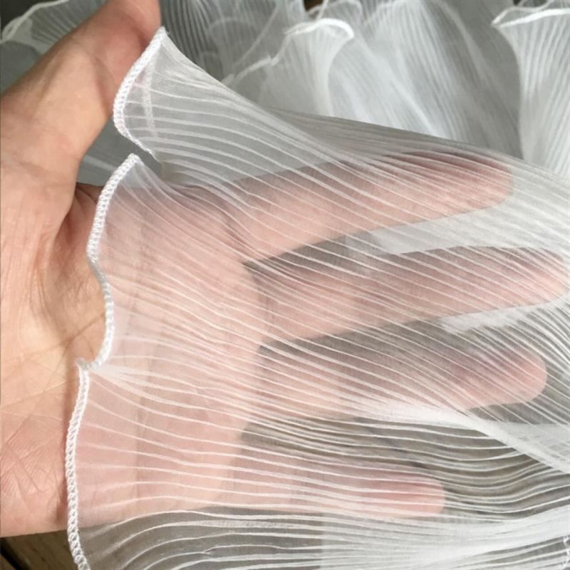 Vải ren bèo vải lưới ba chiều trang trí viền bánh cưới kiểu tròn