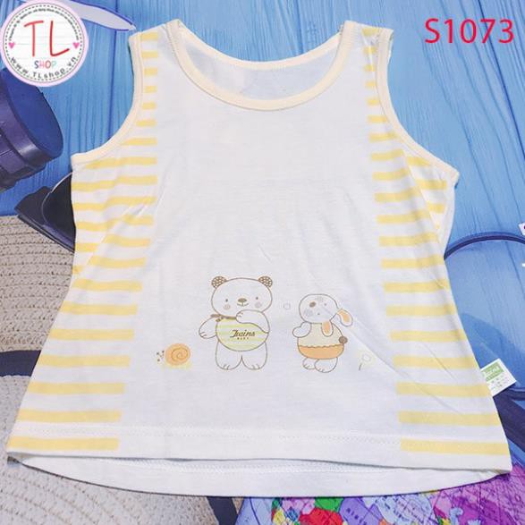 Thời Trang Trẻ Em -Bộ ba lỗ họa tiết thỏ và gấu – Quần Áo Bé Trai - Bộ Bé Trai - Quần Áo Bé Gái - Bộ Bé
