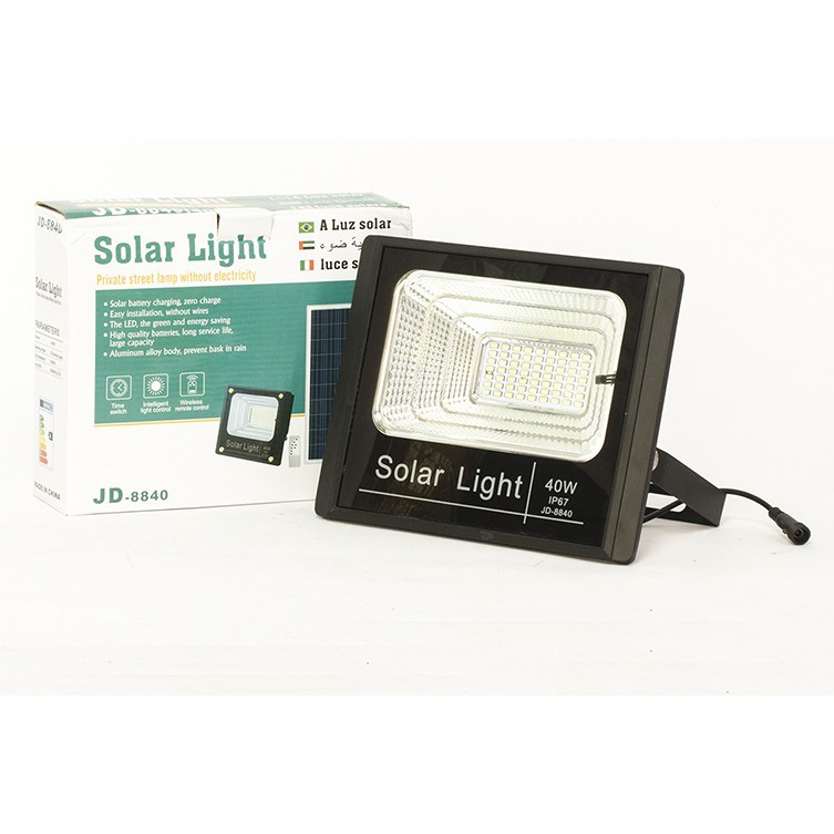 Đèn Led Năng Lượng Mặt Trời Solar Light JD 8840 40W