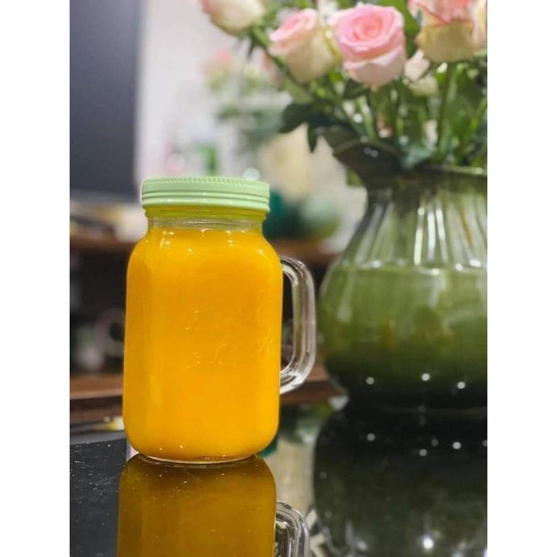 BÌNH NƯỚC THUỶ TINH DETOX LOCKnLOCK CÓ TAY CẦM 630ml 🍑