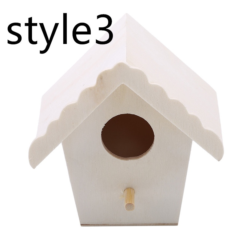 Nhà chim bằng gỗ treo ngoài trời trang trí sân vườn