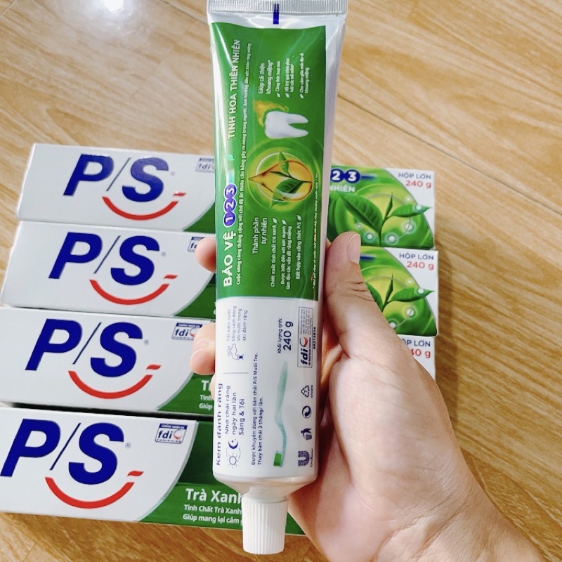 Kem đánh răng P/S bảo vệ trà xanh 230g