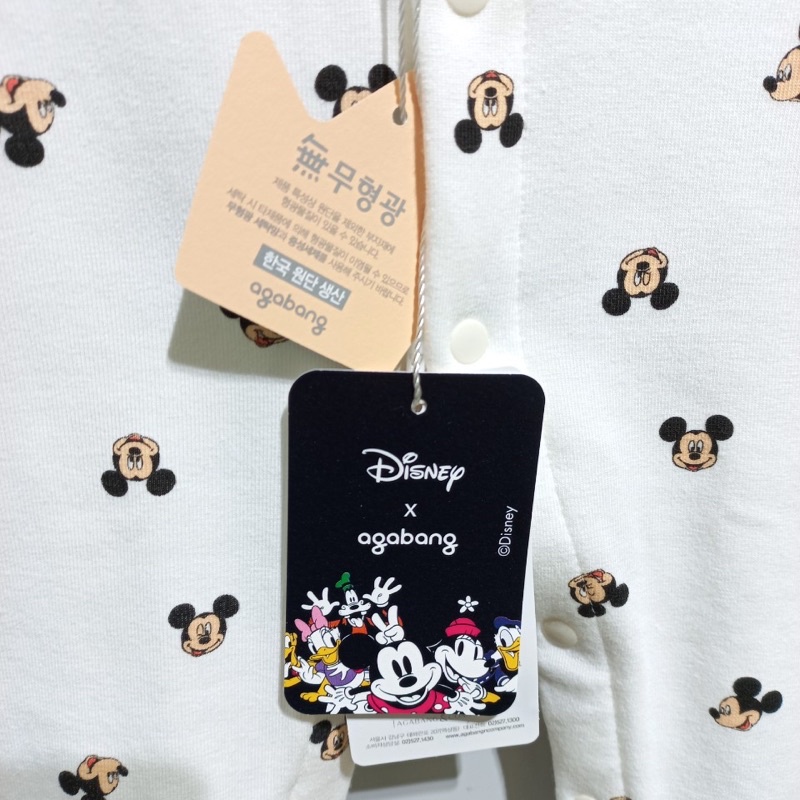 Body xuất Hàn Agabang dư xịn - hoạ tiết mickey sz 75