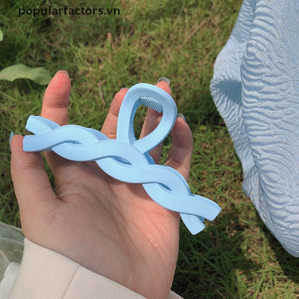 1 Kẹp Tóc Càng Cua Cỡ Lớn Phong Cách Hàn Quốc Thanh Lịch