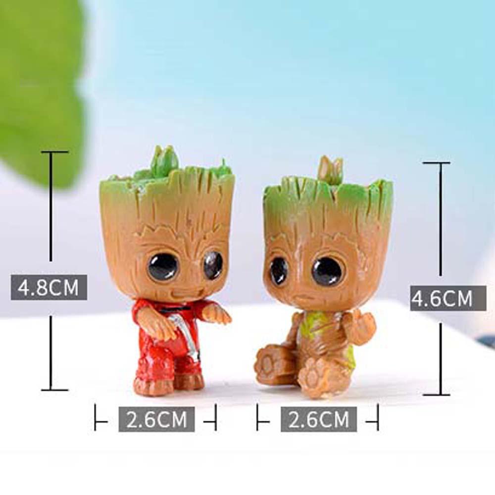 Đồ trang trí Nhân Vật Groot Trong Phim Avengers Mini Dùng Trang Trí Xe Hơi