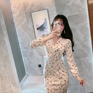 Đầm đuôi cá tay dài thời trang cho nữ