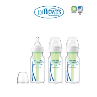 set 3 bình Dr brown options 120ml, 250ml