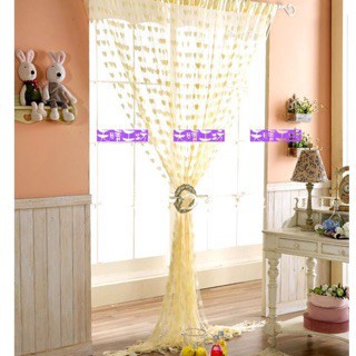 Rèm Cửa Trang Trí Cửa Ra Vào/Tiệc Cưới Hình Trái Tim DIY